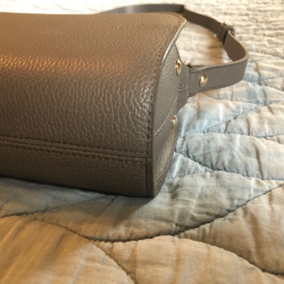 APC Demi Lune (Half Moon Bag) Grained Leather - Grey - Picture 5 of 13